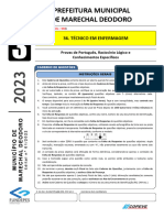 Prova - 36. Tecnico em Enfermagem - Tipo 3