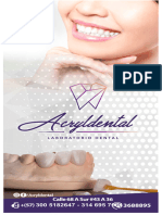 Lista de Precios Digital ACRYLDENTAL