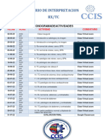 Cronograma de Actividades RX-TC