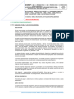 Especificaciones - OBRAS PROVISIONALES Y TRABAJOS PRELIMINARES