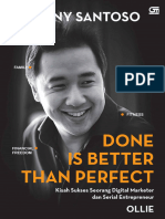 Done Is Better Than Perfect - Denny Santoso