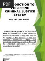 Troduction To Philippine Criminal Justice System - 030659