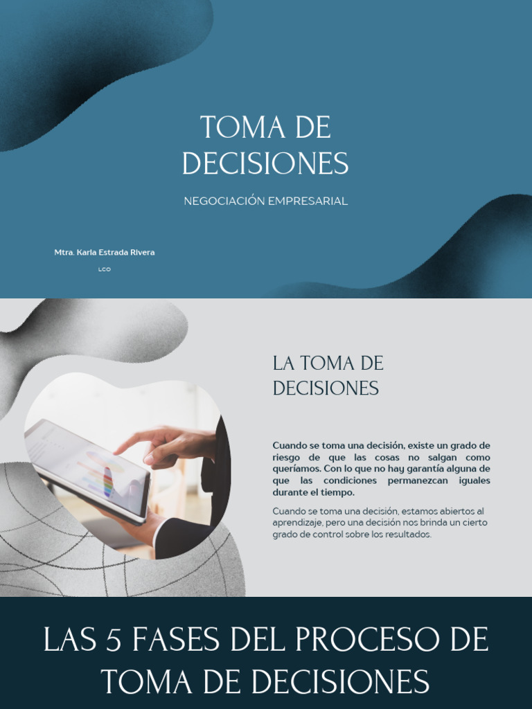 Guía de Toma de Decisiones | PDF | Toma de decisiones | Cognición