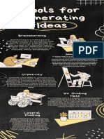 Black Doodle Tools For Generating Ideas Infographic