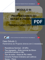 3 - Primeiro Caso de Estudo de Betão