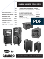 MANUAL - Insulated Transporters Manual