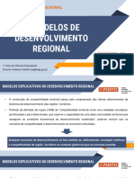 Modelos de Desenvolvimento Regional