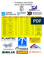 JORNADA 25 y 26 NOVIEMBRE