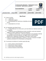 Avaliação Geografia - 4º Ano - 30-11-22