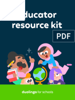 Educator Resource Kit by Duolingo For Schools