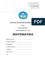 RPP 1 Lembar Matematika Kelas 6 Semester 5 (gurusekali.com)