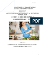 Modulo II GEST 22 ALIMENTACIÓN DE LA GESTANTE SIN COMPLICACIONES.