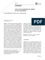 The Molecular Processes of Urea Hydrolysis in Relation To Ammonia Emissions From Agriculture