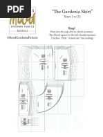 MDF022 Gardenia Pattern