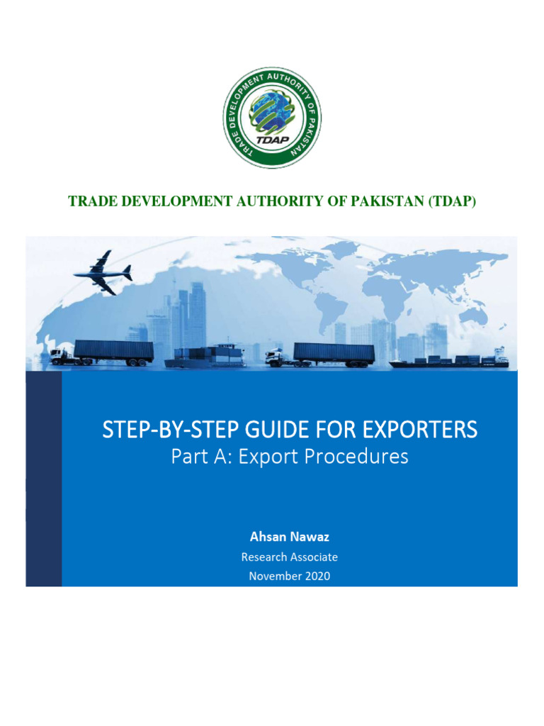 Export Procedures in Pakistan: A Guide | PDF | Bill Of Lading | Letter ...
