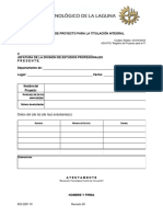 RGI-DEP-18 Registro de Proyecto para La Titulación Integral