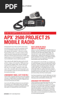 Motorola APX2500 Specification Sheet ENG