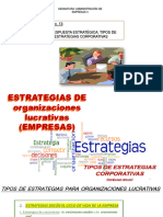 CLASE 14 - TIPOS DE ESTRATEGIAS GLOBALES O CORPORATIVAS - Resumen Tutoría