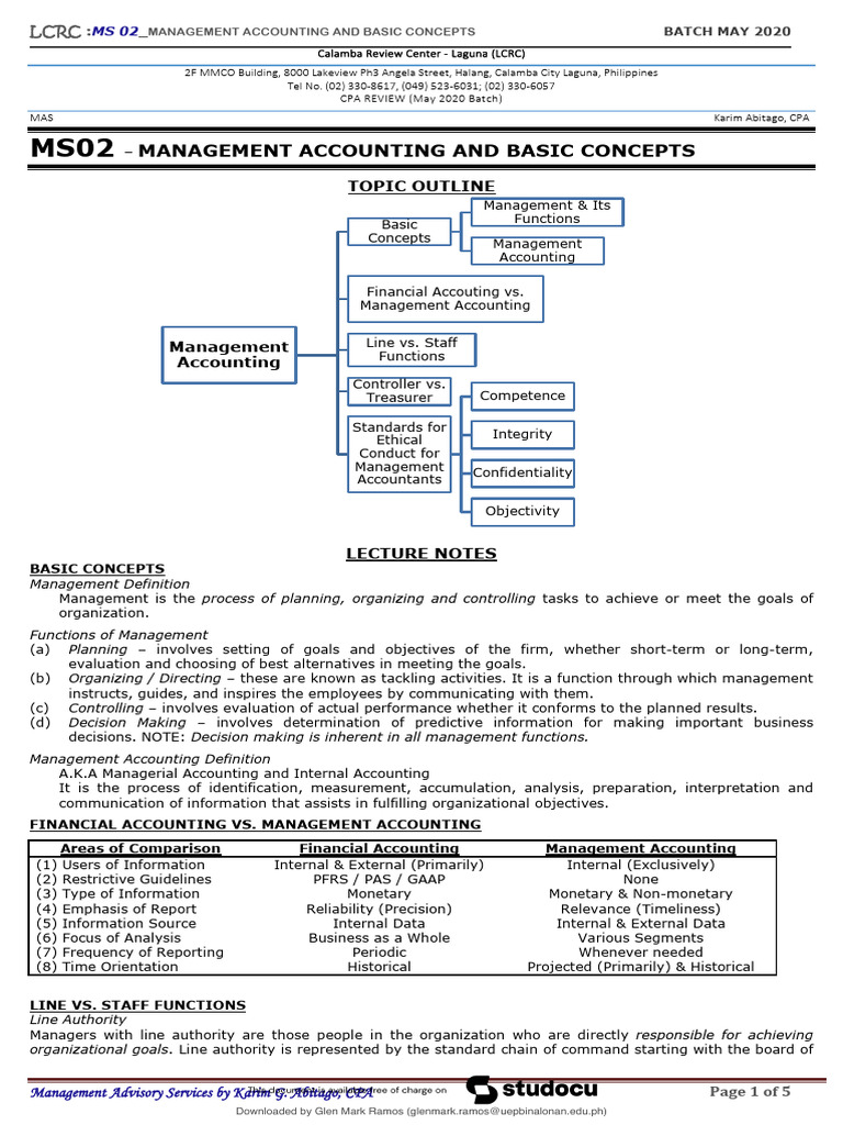 MS02 PDF Conflict Of Interest Accounting