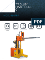 Electric Trolley For Shafts Handling Mod. 401 BA