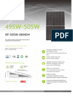 Datasheet Modulo Fotovoltaico Xpower XP 505W 66MDH