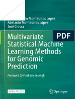 Multivariate Statistical Machine Learning Methods For Genomic Prediction