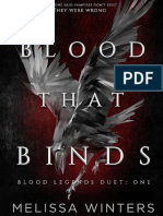 01 - Blood That Binds - Melissa Winters