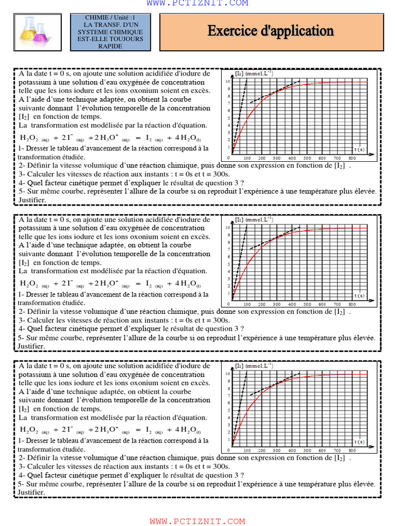 Exercice 2 Suivi Temporel D'une Transformation Chimique | PDF