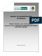 Manual de Administracion de Riesgos - SOFOM Mar 2010