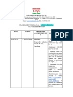 Planejamento Semanal 2º Ao 5º