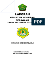 LAPORAN Moderasi Beragama