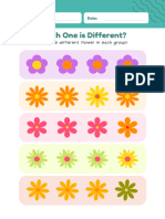 Printable Object Classifying Worksheet in Colorful Simple Illustrative Style