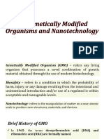 Module 7 - Genetically Modified Organisms and Nanotech