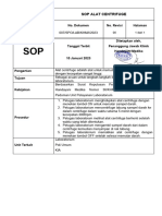 Sop Alat Centrifuge