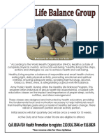 Healthy Life Balance Group - Flyer - Elephant - PlusSyllabus - NoDates