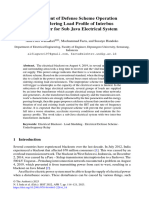 Improvement of Defense Scheme Operation by Considering Load Profile of Interbus Transformer For Sub Java Electrical System