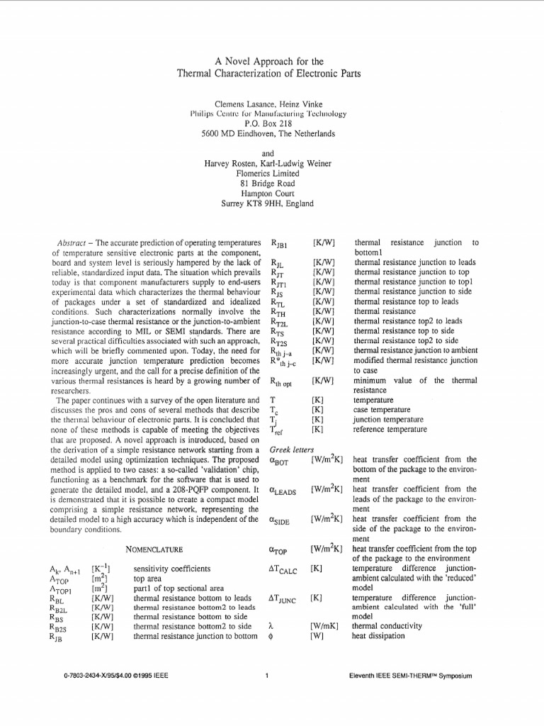 Novel Thermal Characterization Method | PDF | Heat Transfer | Heat