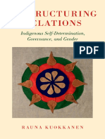 Restructuring Relations Indigenous Self Determination Governance and Gender 9780190913281 Compress