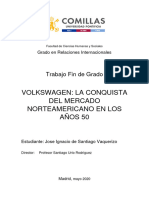 Volkswagen La Conquista Del Mercado Norteamericano en Los Anos 50 - de Santiago, Vaquerizo, Jose Ignacio