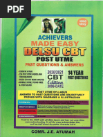 Delsu Current Science Post Utme Past Question