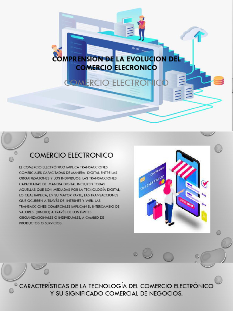 Comprension de La Evolucion Del Comercio Elecronico | PDF | Comercio ...