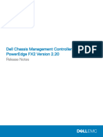Dell Chassis Management Controller For Dell EMC PowerEdge FX2 Version 2.20 Release Notes