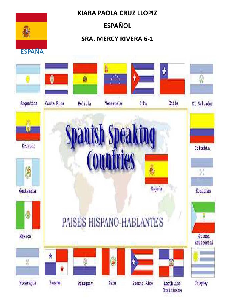 Banderas de países hispanohablantes | PDF | Dólar de los Estados Unidos ...