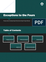 2.2. Exceptions To The Fours