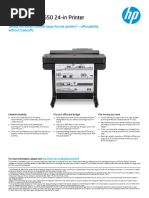 BROSUR HP DESIGNJET T650 24in