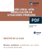 Función Lineal Afín - Modelización