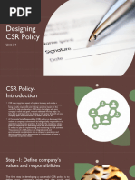 Designing CSR Policy: Unit 24