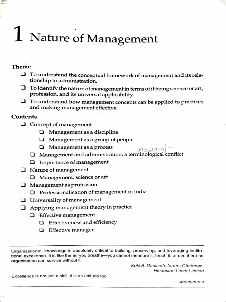 Basics of Management | PDF | Concept | Sociology