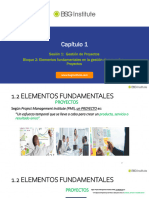 Capítulo 1: Sesión 1: Gestión de Proyectos Bloque 2: Elementos Fundamentales en La Gestión de Proyectos - Proyectos