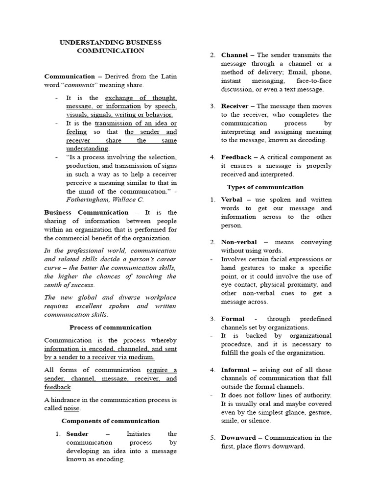 WHAT IS BUSINESS COMMUNICATION PDF FOR MBA visual data 6